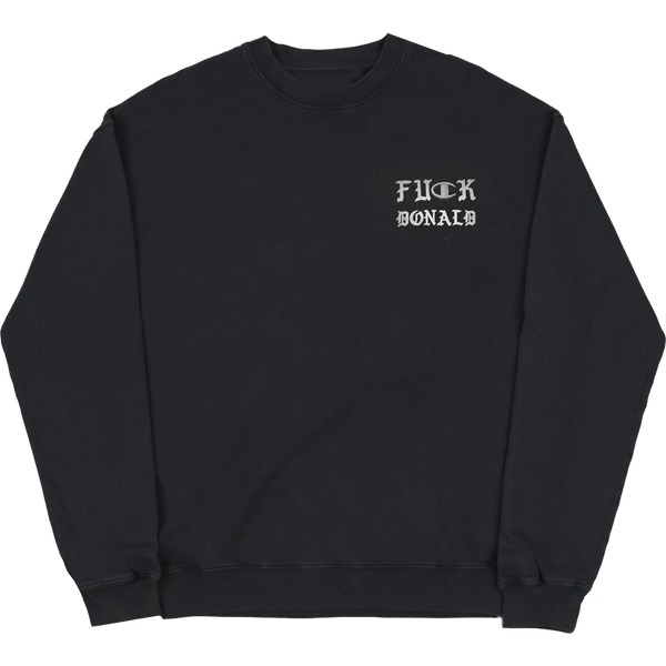 F@CK DONALD Crew Neck - Black