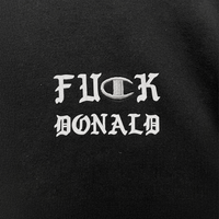 F@CK DONALD Crew Neck - Black