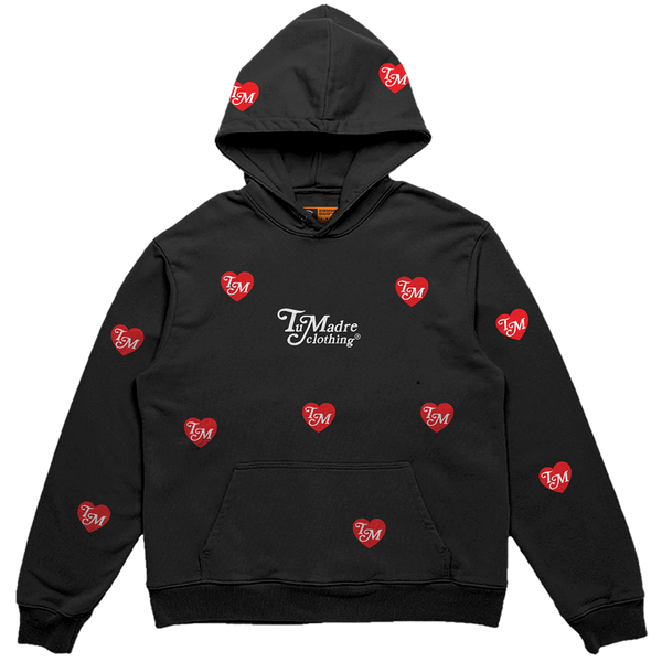 CORAZONCITO HOODIE - BLACK